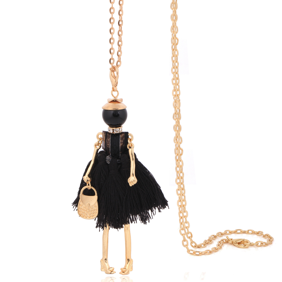 Kids Toys Paris - จี้ยาวผู้หญิงใหม่สร้อยคอHandmadeงบแฟชั่นตุ๊กตาฝรั่งเศสสร้อยคอParis Trendyเครื่องประดับเครื่องประดับขายส่ง