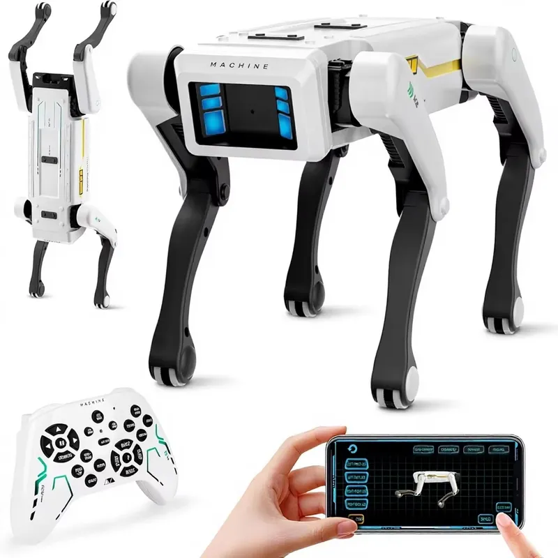 Kids Toys Dog - หุ่นยนต์สุนัขอัจฉริยะ ของเล่น STEM แบบอินเทอร์แอคทีฟ ควบคุมด้วยเสียง 30
