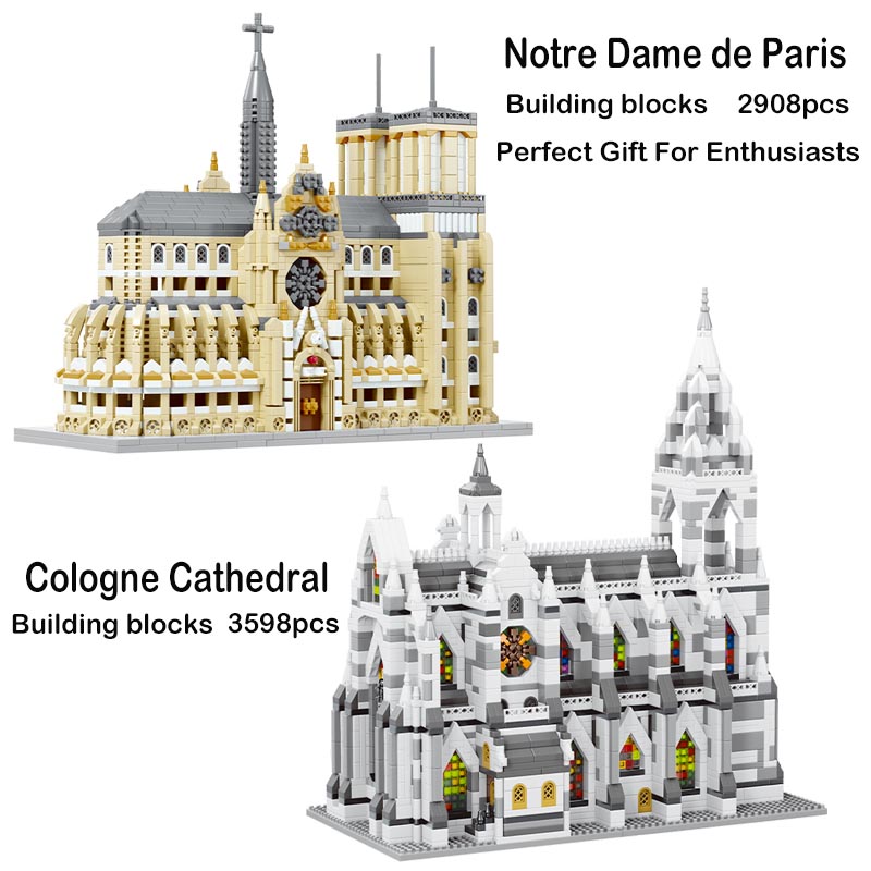 ชุดตัวต่ออาคารมหาวิหารน็อทร์-ด - Kids Toys Paris บทวิจารณ์และราคา
