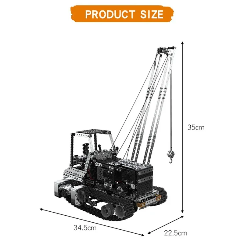 รถเครนโลหะประกอบเอง บังคับวิทย - Kids Toys Electric บทวิจารณ์และราคา