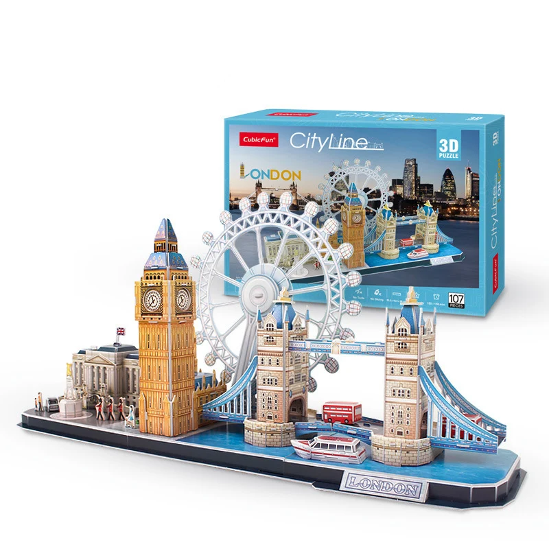 3D เกมปริศนา DIY ของเล่นกระดาษ - Kids Toys Paris บทวิจารณ์และราคา