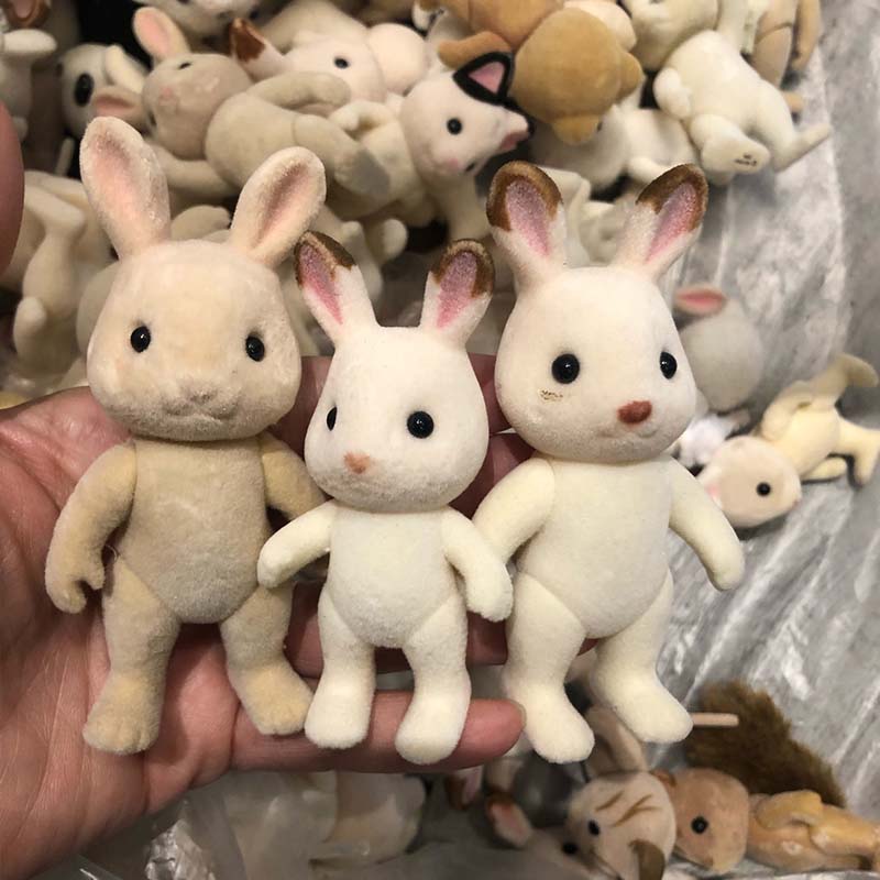 1ชิ้นหุ่นสัตว์ป่ารูปครอบครัวสั - Kids Toys Dog บทวิจารณ์และราคา
