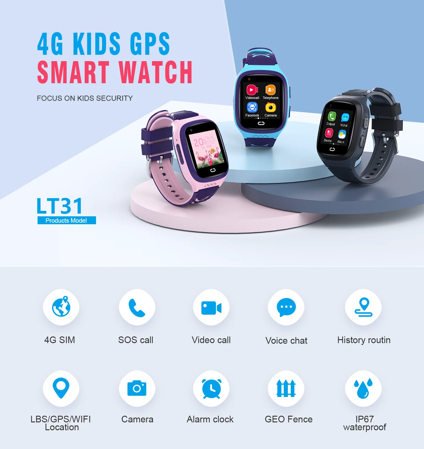 นาฬิกาสมาร์ทวอทช์เด็ก 4G พร้อม - Kids Toys Youtube บทวิจารณ์และราคา
