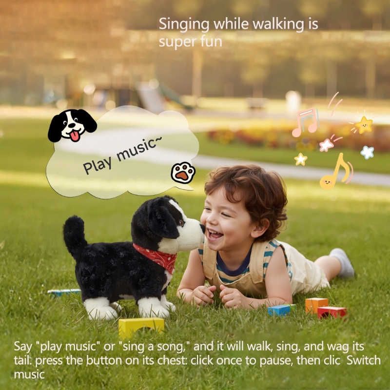 สุนัขของเล่นตุ๊กตา Soft Safe พ - Kids Toys Dog บทวิจารณ์และราคา