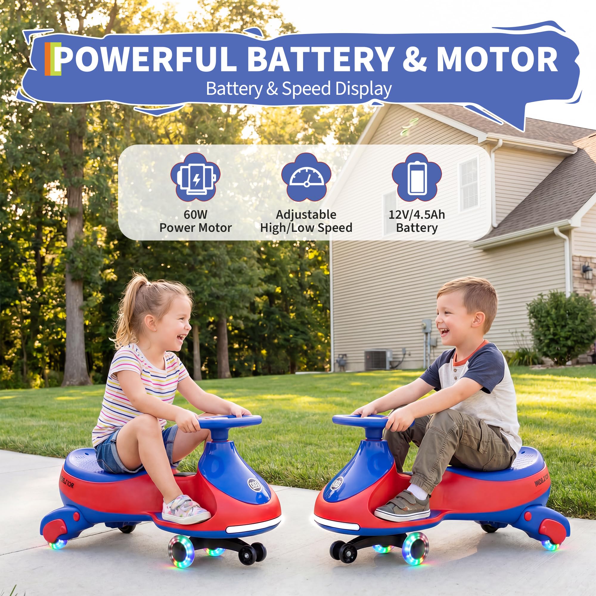 รถโยกไฟฟ้า 12V สำหรับเด็ก พร้อ - Kids Toys Electric บทวิจารณ์และราคา