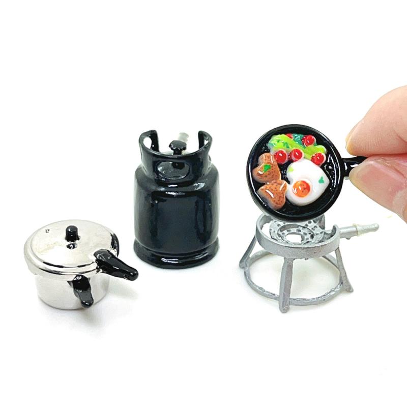 1/12 ตุ๊กตาชุดเครื่องครัวมินิแ - Kids Toys Play Egg บทวิจารณ์และราคา