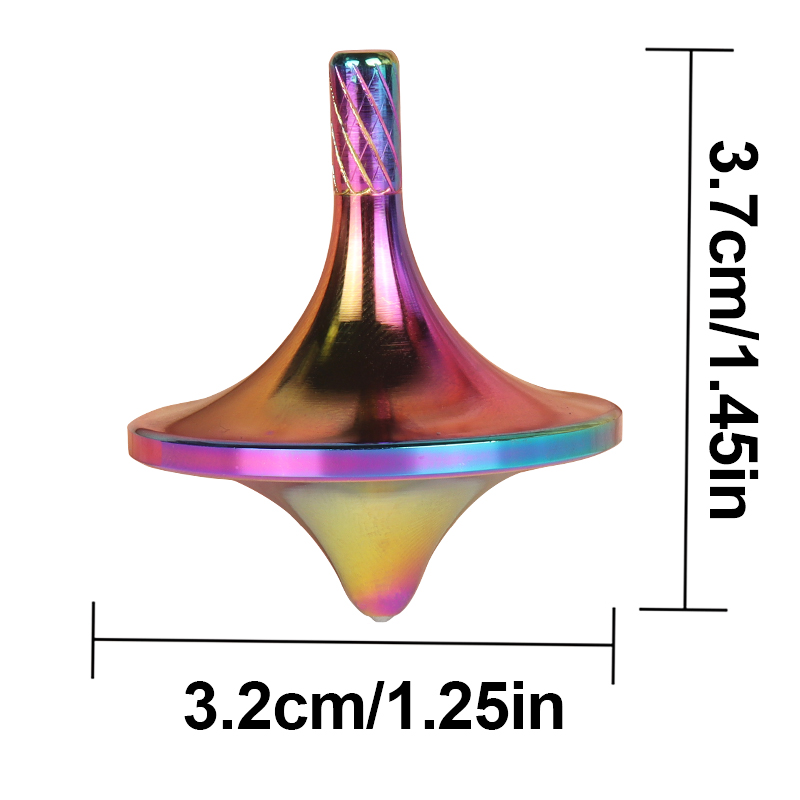 Spinning Tops โลหะ Gyro เงิน S - Spin Top Gyro Toy บทวิจารณ์และราคา