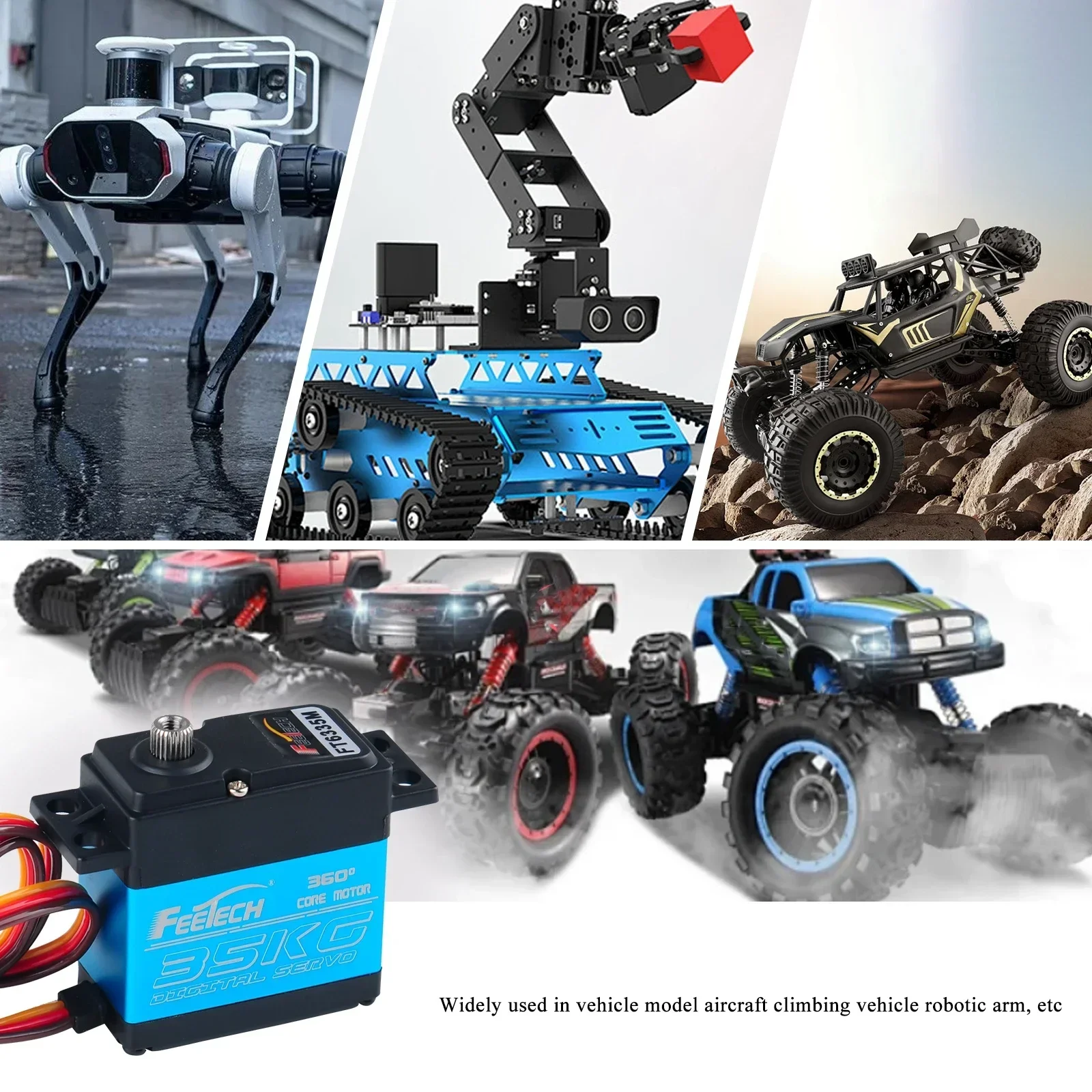 Feetech FT6335M ดิจิตอล RC เซอ - Kids Toys Remote Car บทวิจารณ์และราคา