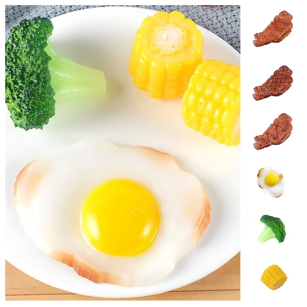 Western อาหารจําลองสเต็กของเล่ - Kids Toys Play Egg บทวิจารณ์และราคา