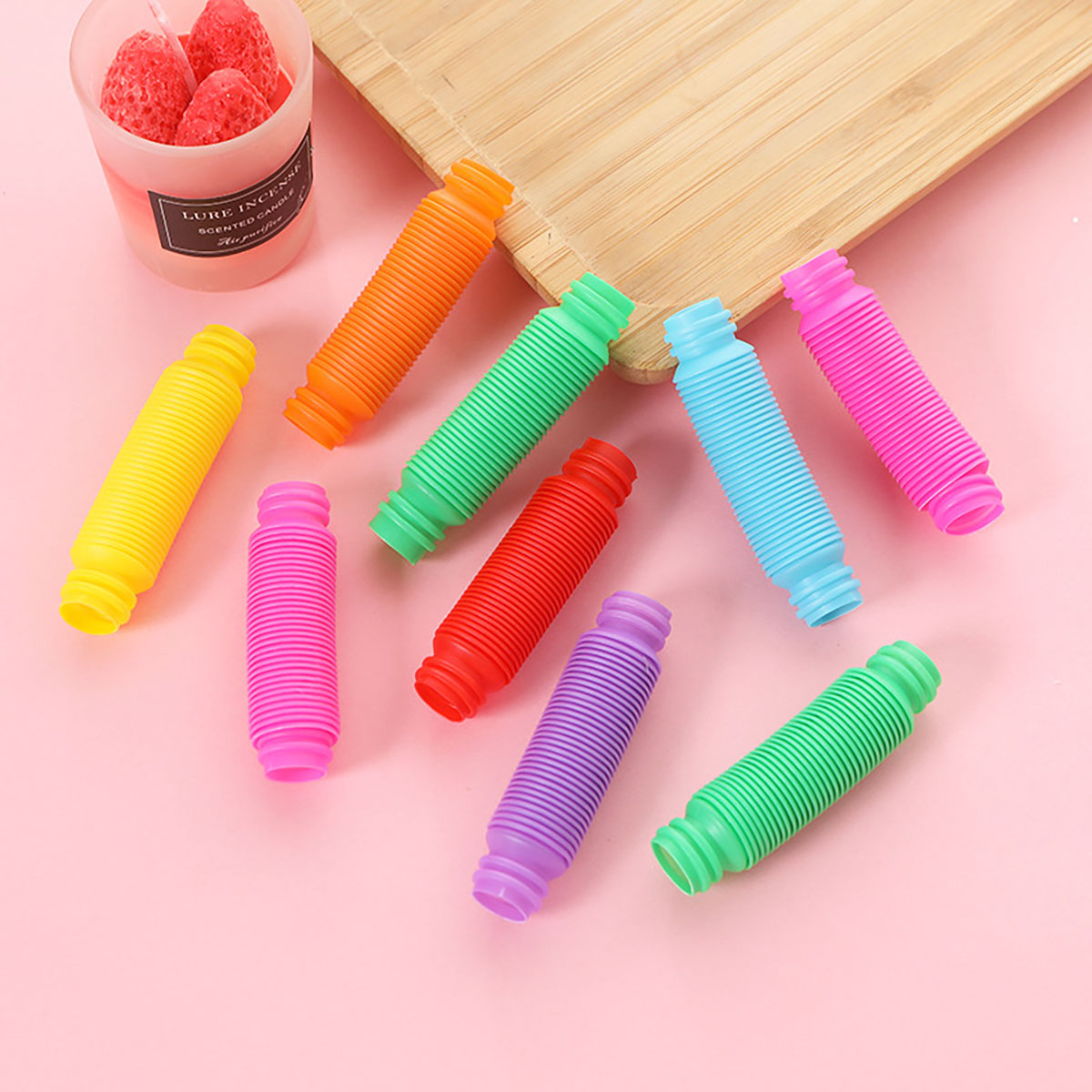 10-30PCS สีสัน Telescopic หลอด - Kids Toys Youtube บทวิจารณ์และราคา
