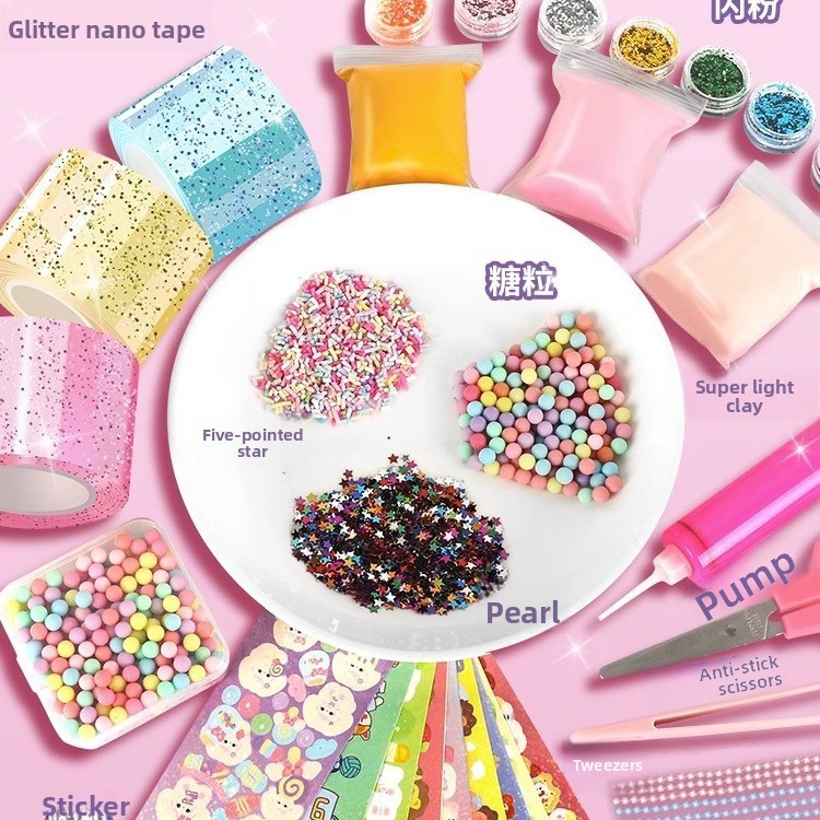 ชุดกาวนาโนกลิตเตอร์ ชุดทำสไลม์ - Slime Making Kit บทวิจารณ์และราคา